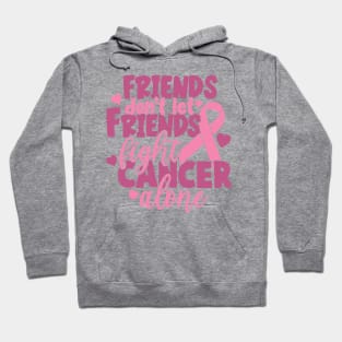 fight cancer alone Hoodie